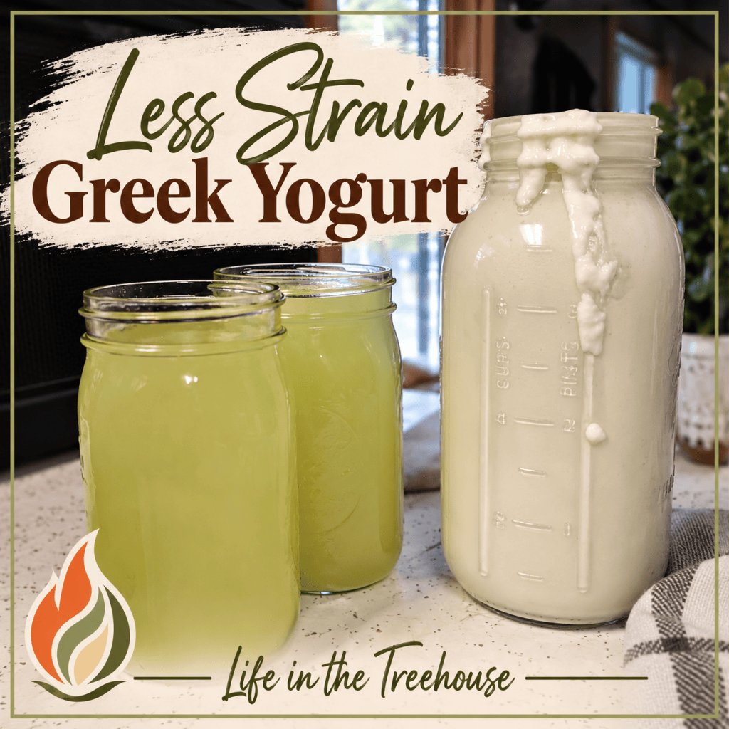 Less-Strain Greek Yogurt